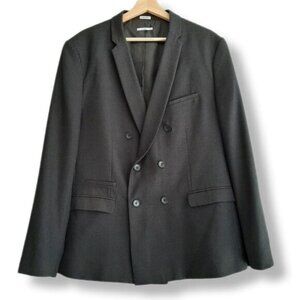 CALVIN KLEIN Light Blazer Jacket Dark Gray Men's Sz XXL